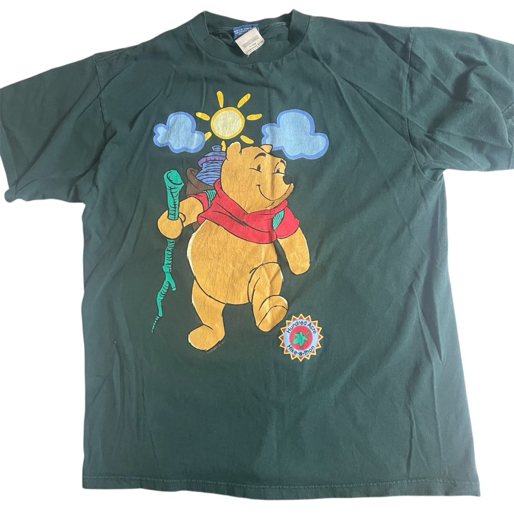 Vintage Rare Disney Winnie the Pooh Hundred Acre Hike-a-thon T-Shirt Unisex XL
